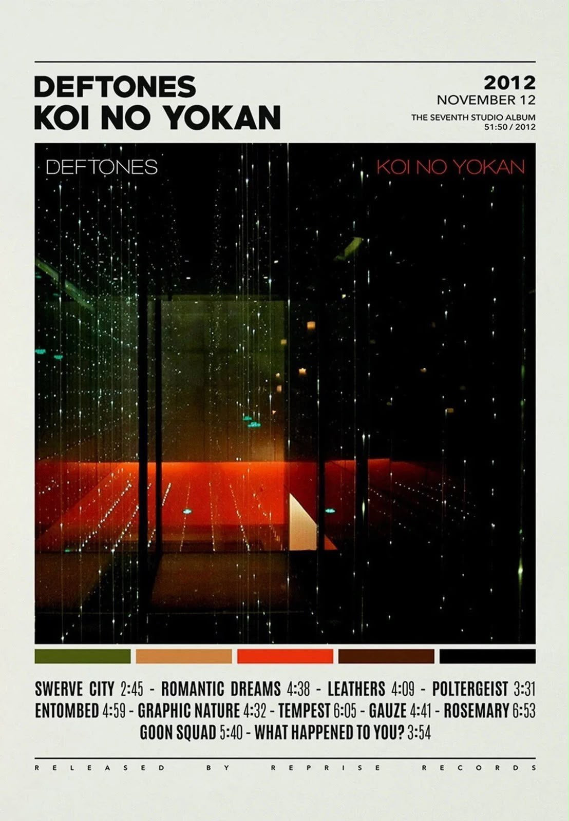40x60cm Deftones Album Posters